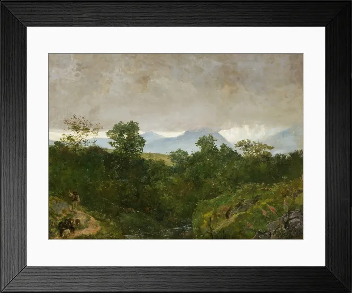 Framed Print : Landscape from Podhale, 1892. Creator: Wojciech Gerson Framed Print : Landscape from Podhale, 1892. Creator: Wojciech Gerson