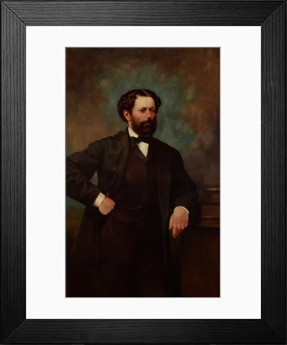 Framed Print : Portrait of Jozef Potocki, 1864. Creator: Anton Teofil Kwiatkowski Framed Print : Portrait of Jozef Potocki, 1864. Creator: Anton Teofil Kwiatkowski