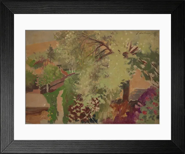 Framed Print : Summer Landscape, between 1903-1907. Creator: Jacek Malczewski Framed Print : Summer Landscape, between 1903-1907. Creator: Jacek Malczewski