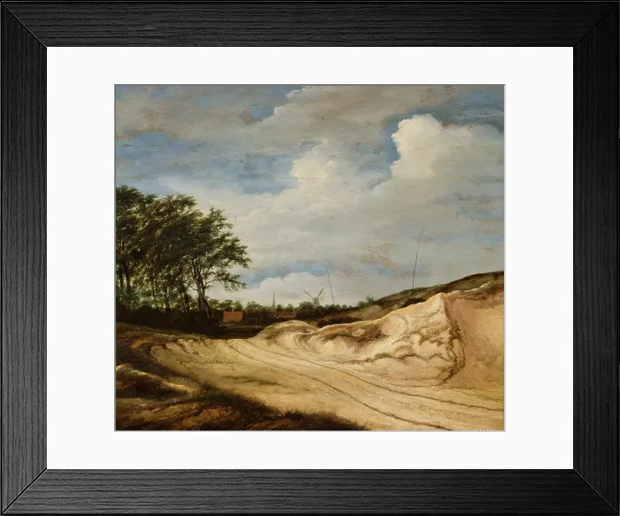 Framed Print : Landscape with the Dune, c1650. Creator: Guillam Dubois Framed Print : Landscape with the Dune, c1650. Creator: Guillam Dubois
