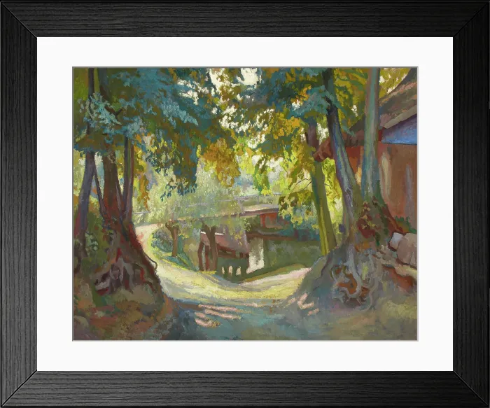 Framed Print : Day in Autumn, 1908. Creator: Stanislaus Kamocki Framed Print : Day in Autumn, 1908. Creator: Stanislaus Kamocki