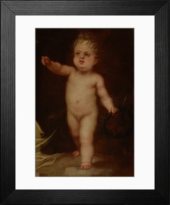 Framed Print : Child Jesus with Instruments of the Passion, 18th century. Creator: Unknown Framed Print : Child Jesus with Instruments of the Passion, 18th century. Creator: Unknown
