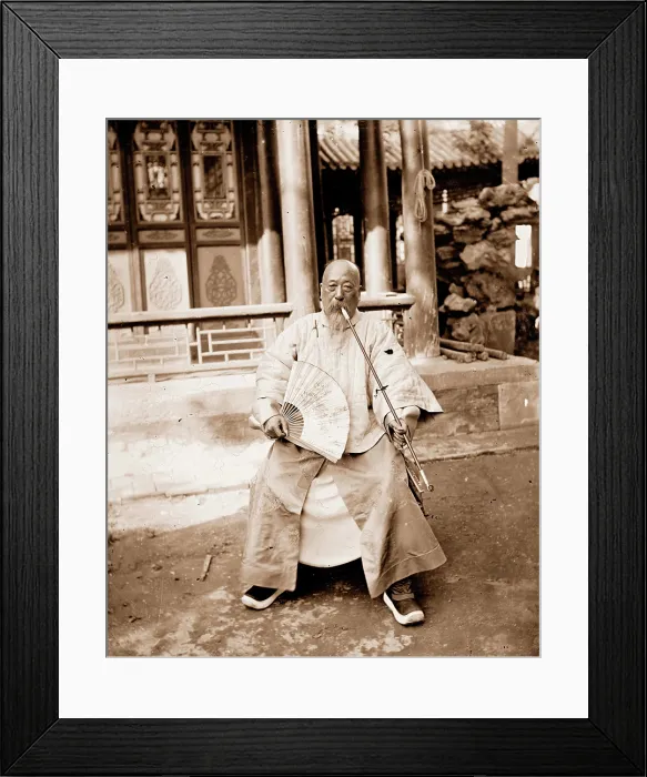 Framed Print : Peking, Pechili province, China: Dong Xun (1810-1892), Minister of Foreign Affairs, late Qing, 1869. Creator: John Thomson Framed Print : Peking, Pechili province, China: Dong Xun (1810-1892), Minister of Foreign Affairs, late Qing, 1869. Creator: John Thomson