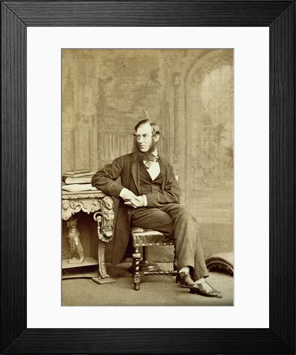 Framed Print : Sir Joseph Dalton Hooker, c1860s. Creator: Ernest Edwards Framed Print : Sir Joseph Dalton Hooker, c1860s. Creator: Ernest Edwards