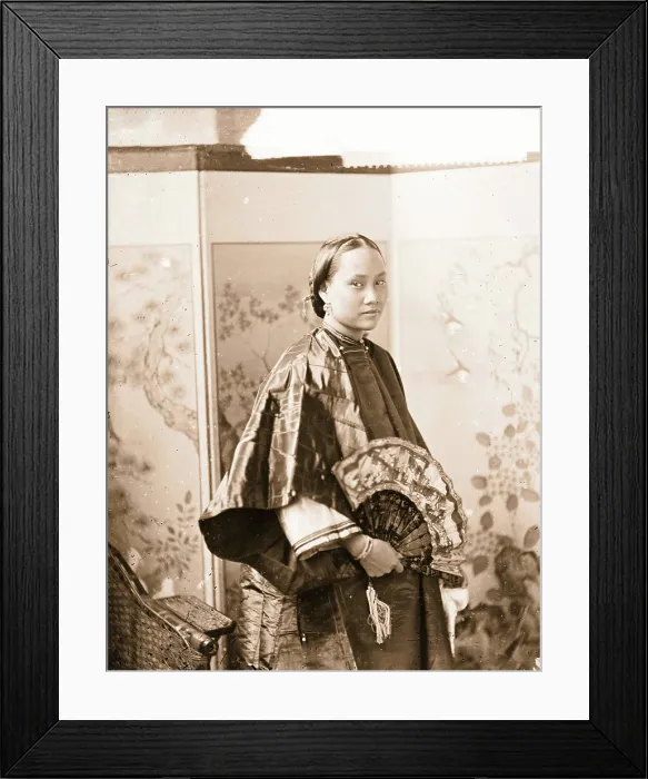Framed Print : Canton, Kwangtung (Guangdong) province, China: a young woman, 1869. Creator: John Thomson Framed Print : Canton, Kwangtung (Guangdong) province, China: a young woman, 1869. Creator: John Thomson
