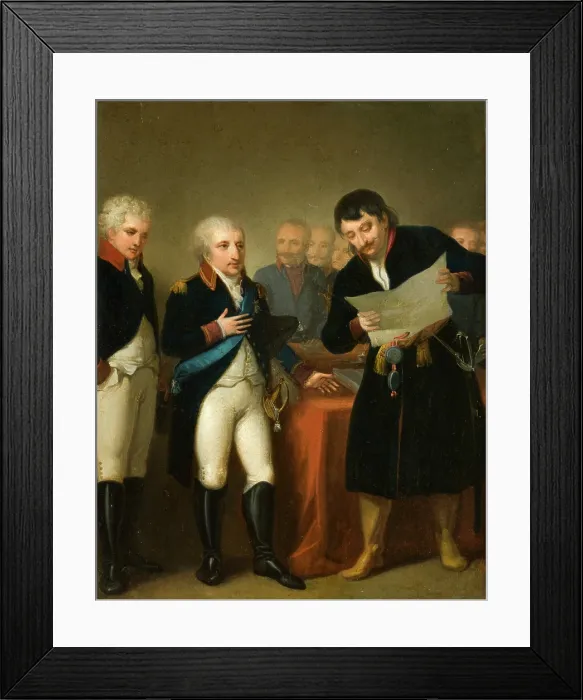 Framed Print : Krakow Surrendered to the Prussians, 1794. Creator: Michal Stachowicz Framed Print : Krakow Surrendered to the Prussians, 1794. Creator: Michal Stachowicz