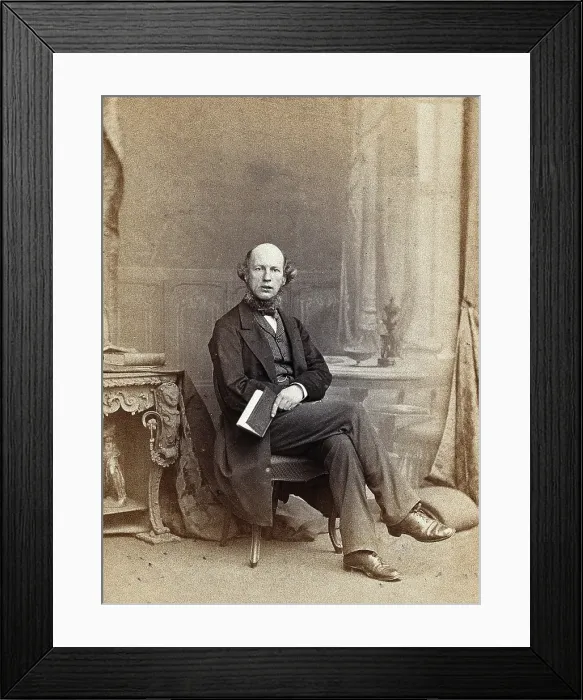 Framed Print : William Benjamin Carpenter, 1867. Creator: Ernest Edwards Framed Print : William Benjamin Carpenter, 1867. Creator: Ernest Edwards