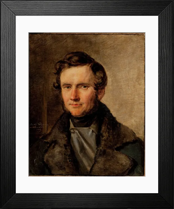 Framed Print : Portrait of Eng. Maciej Bajer, 1839. Creator: Jan Nepomucen Glowacki Framed Print : Portrait of Eng. Maciej Bajer, 1839. Creator: Jan Nepomucen Glowacki