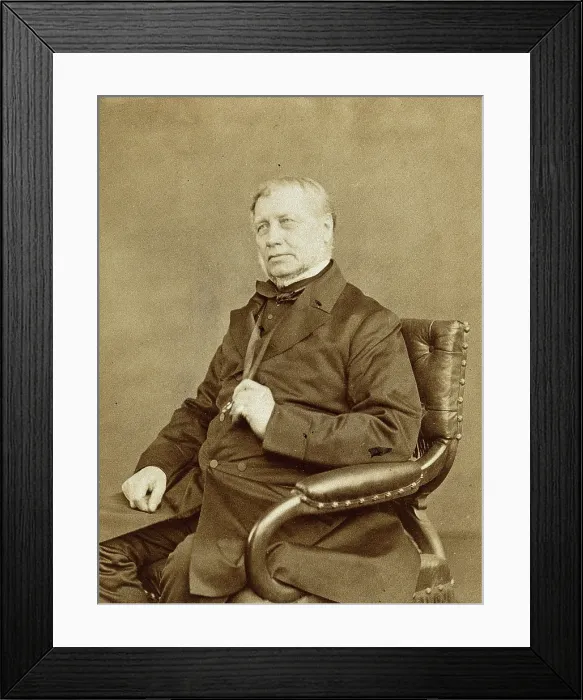 Framed Print : Sir James Bardsley, 1867. Creator: Ernest Edwards Framed Print : Sir James Bardsley, 1867. Creator: Ernest Edwards