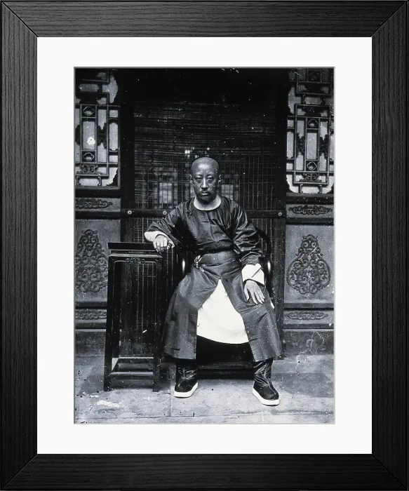 Framed Print : Peking, Pechili province, China: Yi Xin (Prince Gong), 1981 (from a negative of 1869). Creator: John Thomson Framed Print : Peking, Pechili province, China: Yi Xin (Prince Gong), 1981 (from a negative of 1869). Creator: John Thomson