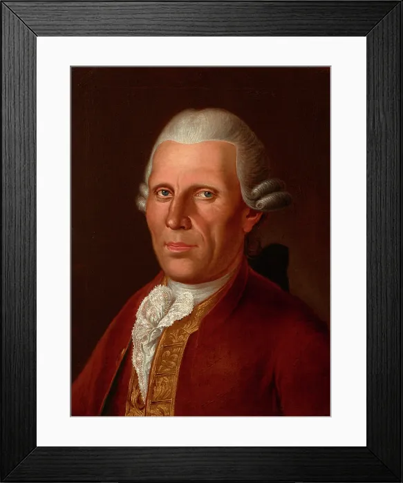 Framed Print : Portrait of Philipp Olberich (1732-1804), Salt Commissary, 1781. Creator: Franz Ignatius Molitor Framed Print : Portrait of Philipp Olberich (1732-1804), Salt Commissary, 1781. Creator: Franz Ignatius Molitor