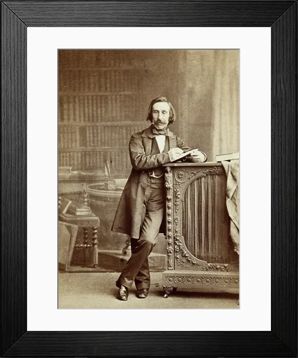 Framed Print : John Henry Foley, c1860s. Creator: Ernest Edwards Framed Print : John Henry Foley, c1860s. Creator: Ernest Edwards