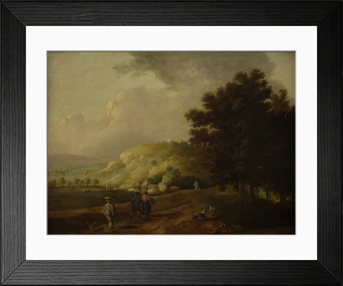 Framed Print : Landscape, c1700. Creator: Unknown Framed Print : Landscape, c1700. Creator: Unknown