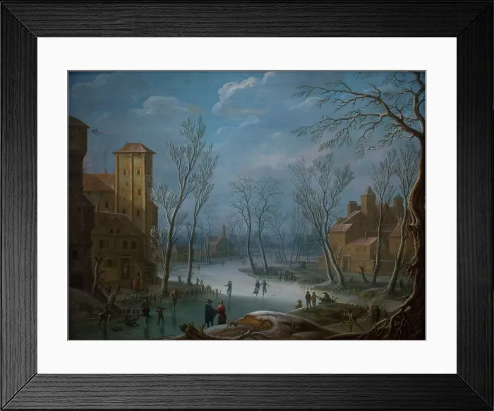 Framed Print : Rink, c1730. Creator: Unknown Framed Print : Rink, c1730. Creator: Unknown