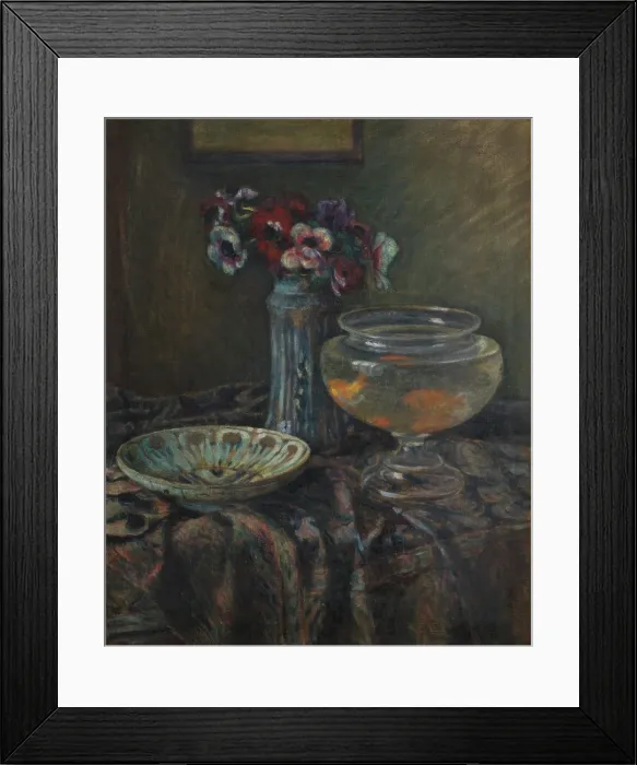 Framed Print : Anemones, 1908. Creator: Jozef Pankiewicz Framed Print : Anemones, 1908. Creator: Jozef Pankiewicz