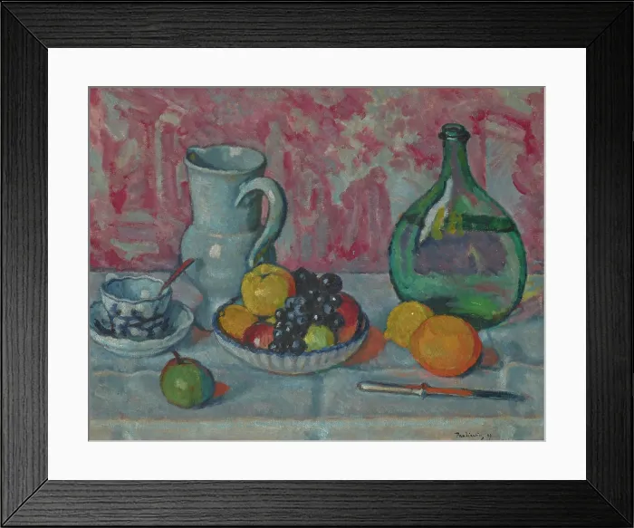 Framed Print : Still Life with a Knife, 1909. Creator: Jozef Pankiewicz Framed Print : Still Life with a Knife, 1909. Creator: Jozef Pankiewicz