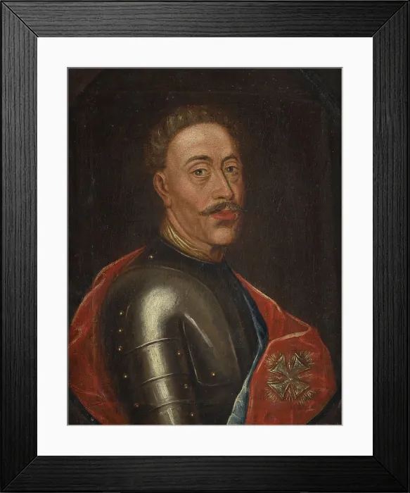Framed Print : Portrait of Stanislaw Mateusz Rzewuski (1662-1728), Grand Hetman of the Crown, 1722. Creator: Unknown Framed Print : Portrait of Stanislaw Mateusz Rzewuski (1662-1728), Grand Hetman of the Crown, 1722. Creator: Unknown