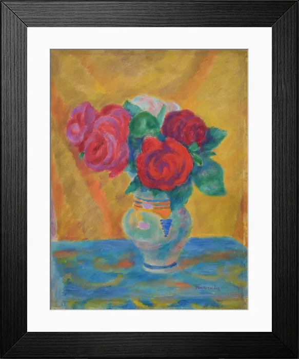 Framed Print : Roses, between 1917-1918. Creator: Jozef Pankiewicz Framed Print : Roses, between 1917-1918. Creator: Jozef Pankiewicz