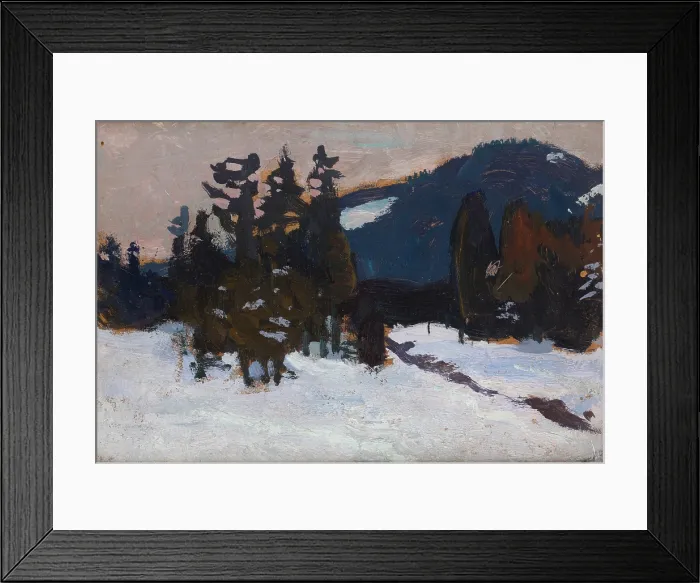 Framed Print : Evening under Koziniec, 1906. Creator: Jan Stanislawski