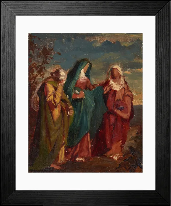 Framed Print : Sketch to the Painting 'Three Marys Walking to Christ's Tomb', c1865 Framed Print : Sketch to the Painting 'Three Marys Walking to Christ's Tomb', c1865