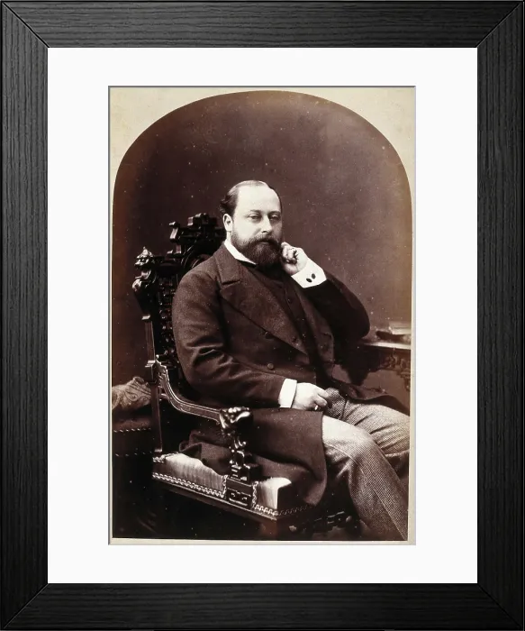 Framed Print : Albert Edward, HRH the Prince of Wales, 1881. Creator: George Milner Gibson Jerrard Framed Print : Albert Edward, HRH the Prince of Wales, 1881. Creator: George Milner Gibson Jerrard