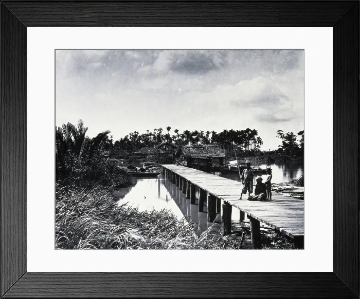 Framed Print : Saigon, Cochin China (Vietnam), 1981 (from a negative of 1867). Creator: John Thomson