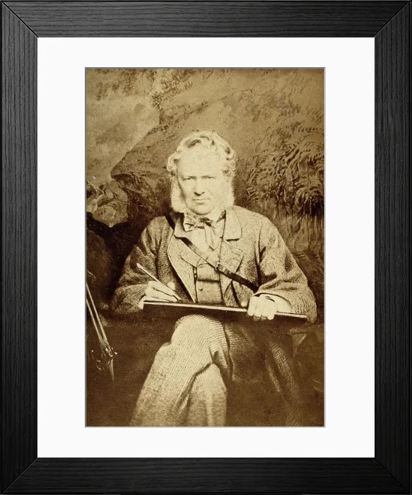 Framed Print : Sir Edwin Landseer, late 19th century. Creator: John & Charles Watkins Framed Print : Sir Edwin Landseer, late 19th century. Creator: John & Charles Watkins