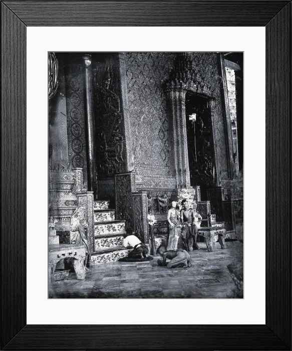Framed Print : Bangkok, Siam (Thailand), 1981 (from a negative of 1866). Creator: John Thomson