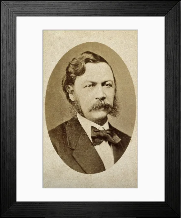 Framed Print : Heinrich Bamberger, c1860s. Creator: Unknown Framed Print : Heinrich Bamberger, c1860s. Creator: Unknown