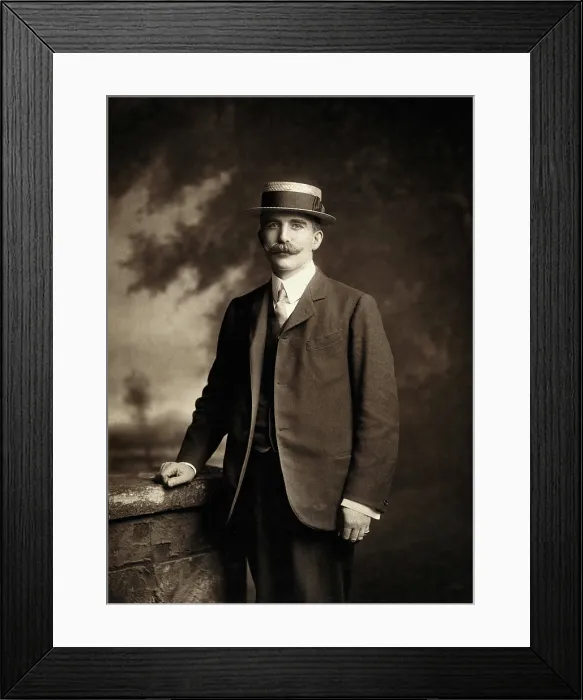 Framed Print : Henry Solomon Wellcome, late 19th-early 20th century. Creator: Lafayette Framed Print : Henry Solomon Wellcome, late 19th-early 20th century. Creator: Lafayette