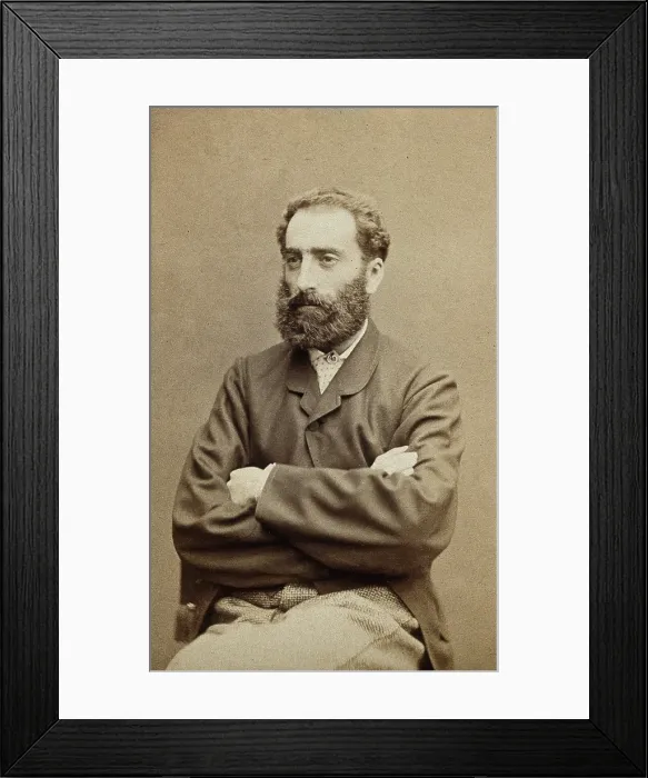 Framed Print : Phillip Hermogenes Calderon, late 19th century. Creator: John & Charles Watkins Framed Print : Phillip Hermogenes Calderon, late 19th century. Creator: John & Charles Watkins