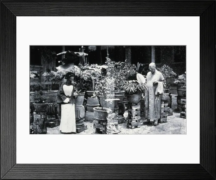 Framed Print : Canton, Kwangtung province, China, 1981 (from a negative of 1869). Creator: John Thomson Framed Print : Canton, Kwangtung province, China, 1981 (from a negative of 1869). Creator: John Thomson