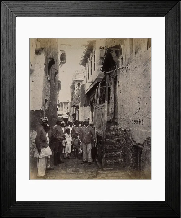 Framed Print : Plague-infected house, Karachi, India, 1897. Creator: Unknown Framed Print : Plague-infected house, Karachi, India, 1897. Creator: Unknown