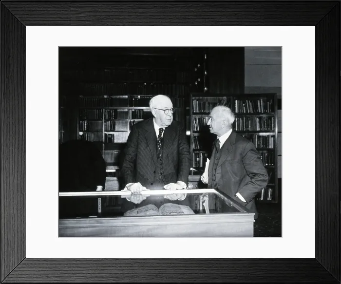 Framed Print : Sir Henry Hallett Dale and Sir Zachary Cope, 1962. Creator: Unknown Framed Print : Sir Henry Hallett Dale and Sir Zachary Cope, 1962. Creator: Unknown