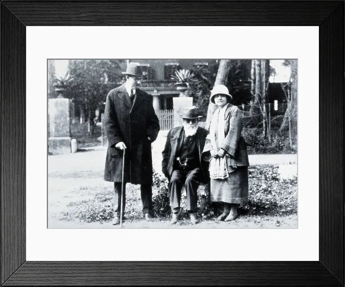 Framed Print : Samuel Taylor Darling, Giovanni Battista Grassi and his (Grassi's?) sister, c1920s Framed Print : Samuel Taylor Darling, Giovanni Battista Grassi and his (Grassi's?) sister, c1920s