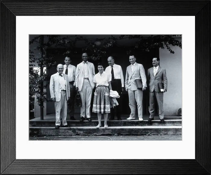 Framed Print : Seven tropical disease scientists, c1920s. Creator: Unknown Framed Print : Seven tropical disease scientists, c1920s. Creator: Unknown