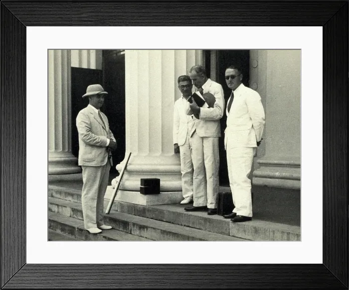 Framed Print : PF Russell, Bushkovsky, Williams and Wallace, Singapore, 1928. Creator: Unknown