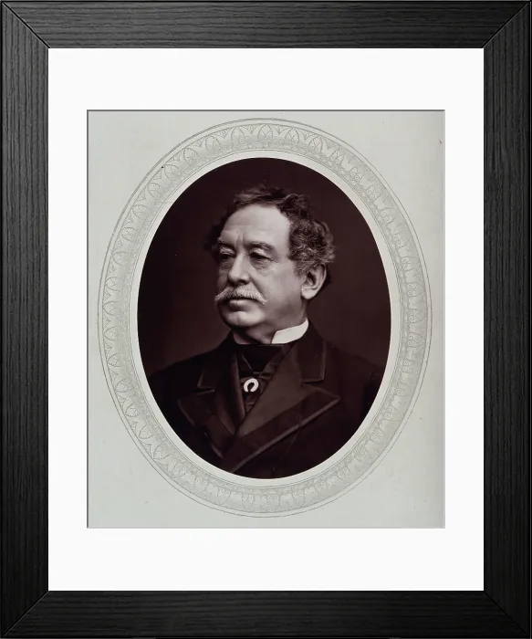 Framed Print : Sir William Howard Russell, late 19th century. Creator: Lock & Whitfield Framed Print : Sir William Howard Russell, late 19th century. Creator: Lock & Whitfield