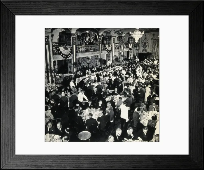Framed Print : The IV International Congresses on Tropical Medicine and Malaria: banquet at the Mayflower... 1948. Creator: Unknown Framed Print : The IV International Congresses on Tropical Medicine and Malaria: banquet at the Mayflower... 1948. Creator: Unknown