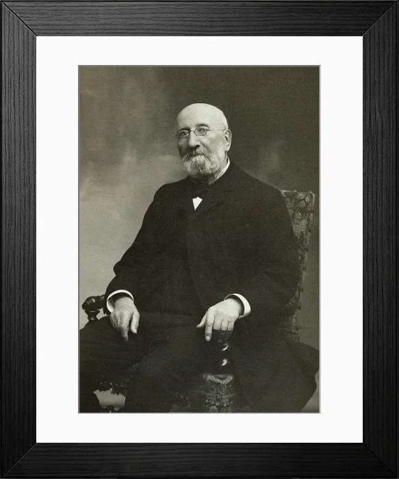 Framed Print : Jean Jacques Theophile Schloesing, late 19th century. Creator: Pierre Petit Framed Print : Jean Jacques Theophile Schloesing, late 19th century. Creator: Pierre Petit