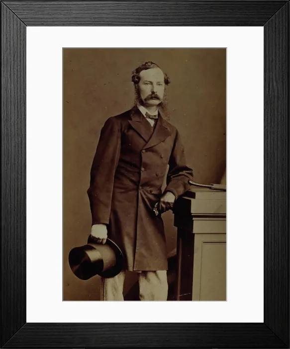 Framed Print : Sir John Tenniel, late 19th century. Creator: London Stereoscopic & Photographic Co Framed Print : Sir John Tenniel, late 19th century. Creator: London Stereoscopic & Photographic Co