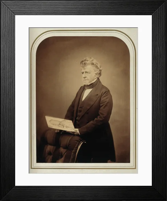 Framed Print : Richard Bright, c1850s. Creator: Maull & Polyblank Framed Print : Richard Bright, c1850s. Creator: Maull & Polyblank