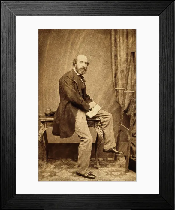 Framed Print : Charles West Cope, c1850s. Creator: Maull & Polyblank Framed Print : Charles West Cope, c1850s. Creator: Maull & Polyblank
