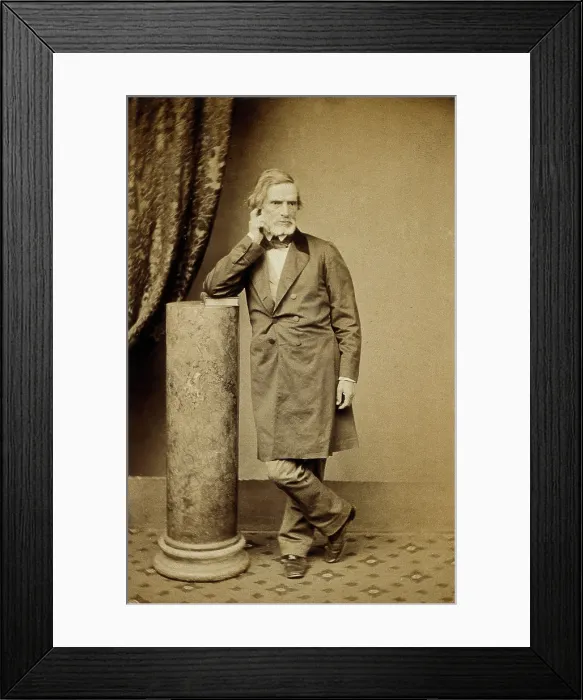 Framed Print : John Gibson, c1850s. Creator: Maull & Polyblank Framed Print : John Gibson, c1850s. Creator: Maull & Polyblank