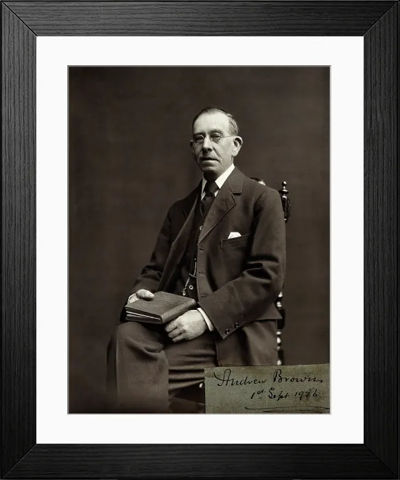 Framed Print : Andrew Brown, 1926. Creator: Unknown Framed Print : Andrew Brown, 1926. Creator: Unknown