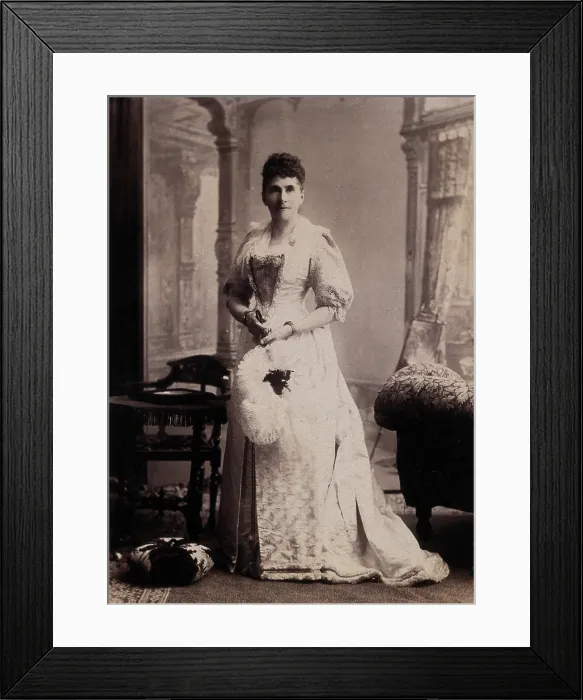 Framed Print : Kimberley, South Africa: Mrs James Currey, the wife of the Manager of the London and South... 1896. Creator: Unknown Framed Print : Kimberley, South Africa: Mrs James Currey, the wife of the Manager of the London and South... 1896. Creator: Unknown