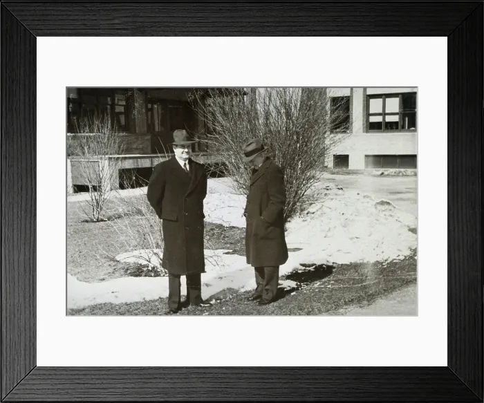 Framed Print : Thomas Nevin and Howard B Fonda, c1950s. Creator: Unknown Framed Print : Thomas Nevin and Howard B Fonda, c1950s. Creator: Unknown
