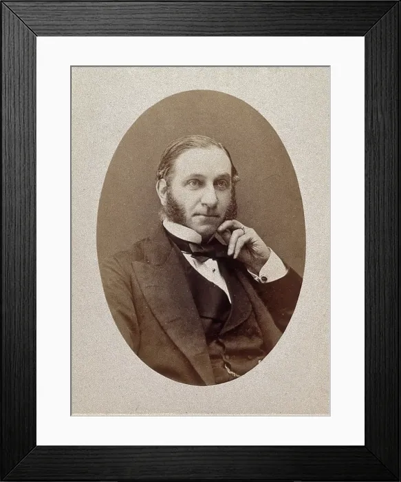 Framed Print : Henry William Fuller, 1873. Creator: Barraud & Jerrard Framed Print : Henry William Fuller, 1873. Creator: Barraud & Jerrard