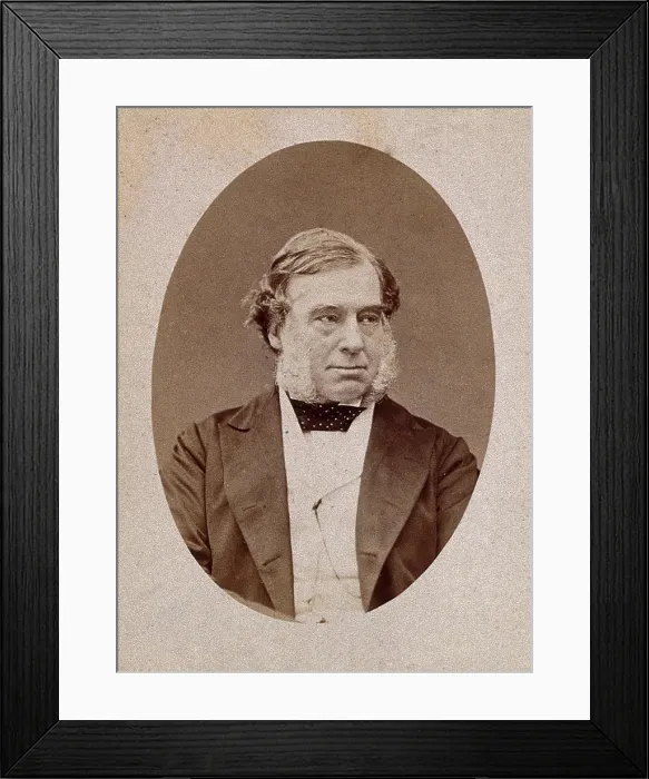 Framed Print : Sir George Burrows, 1873. Creator: Barraud & Jerrard Framed Print : Sir George Burrows, 1873. Creator: Barraud & Jerrard