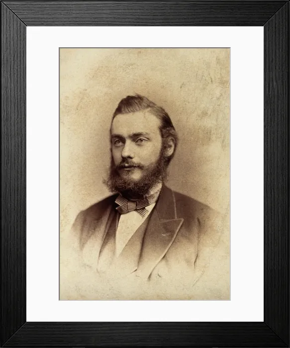 Framed Print : Frederick Belding Power, 1882. Creator: Gilbert and Bacon Framed Print : Frederick Belding Power, 1882. Creator: Gilbert and Bacon